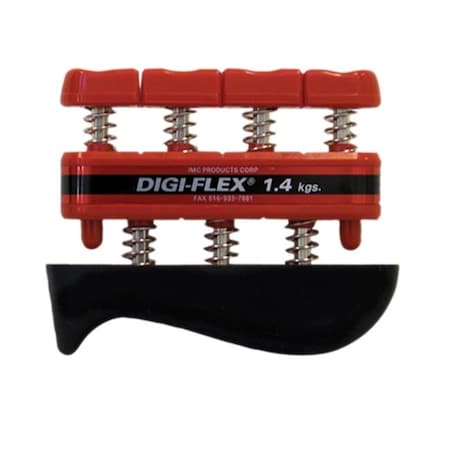 Fabrication Enterprises Fabrication Enterprises 10-0741 Cando Digi-Flex Hand Exerciser - Red; Light - Finger 10-0741